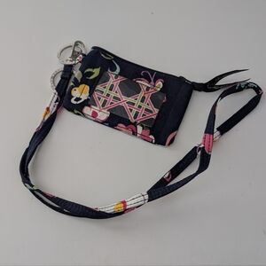Vera Bradley ID Card Lanyard Holder